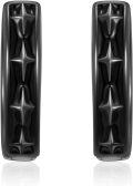 wholesale 925 Sterling Silver Metal Black Onyx Star Studs - 925 Fine Jewelry Minimalist Design for Men & Women-0-0