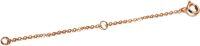 wholesale  Gold 10K 2 3 4 Inch Dainty Durable Chain Extender for Jewelry ( chars)-2 Inches Rose Gold