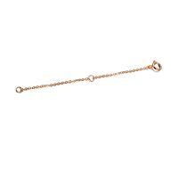 wholesale 925 Sterling Silver Plated 14k Yellow Gold 2 3 4 Necklace Chain Extender Dainty Strong Removable Jewelry Extension for Necklaces & Bracelets-2 Inches Rose Gold