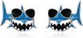 wholesale 925 Sterling Silver Hypoallergenic Cool Shark Stud Earrings  for Women-0-0