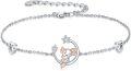 wholesale 925 Sterling Silver Axolotl Bracelet with Gemstone - Regenerative Animal Jewelry for Women - Courage & Healing Symbol Gift for All Occasions-0-0