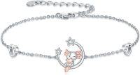 wholesale 925 Sterling Silver Axolotl Bracelet with Gemstone - Regenerative Animal Jewelry for Women - Courage & Healing Symbol Gift for All Occasions-A-Axolotl Bracelet