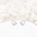 wholesale 925 Sterling Silver Baseball Stud Earrings for Women Sports s for Mom Player Lover-0-1