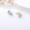 wholesale 925 Sterling Silver Cute Elephant Earrings-0-2