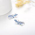 wholesale Sterling Silver Austrian Crystal Leaf Ear Climbers Hypoallergenic Earrings for Sensitive Ears-0-32