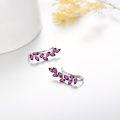wholesale Sterling Silver Austrian Crystal Leaf Ear Climbers Hypoallergenic Earrings for Sensitive Ears-0-38