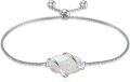 wholesale  Sterling Silver Gemstone Dainty Link Bracelet for Women -0-6