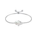 wholesale 925 Sterling Silver Abalone Shell Square Charm Adjustable Bolo Bracelet for Women-0-6