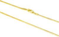 wholesale 18K Gold Women s Necklace 0 7 2 8mm Snake Herringbone Chain 14 30 -1.5mm