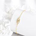 wholesale 14K Gold Evil Eye Moissanite Bracelet for Women's Fashion s-0-2