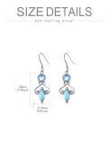 wholesale 925 Sterling Silver Blue Moonstone Bohemian Drop Earrings for Women-0-2
