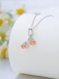 TOUPOP 14k Gold Flower Pendant Necklace For Women-0-1