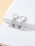 TOUPOP 925 Sterling Silver Crystal Sports Earrings Football Golf Soccer Volleyball Softball-0-2