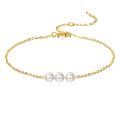 wholesale 14K Solid Gold Freshwater Cultured Pearl Bracelet Anniversary Birthday Gift for Women-0-0