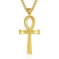wholesale 925 Sterling Silver Ankh Cross Pendant Necklace-0-0