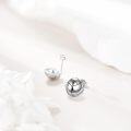 wholesale 925 Sterling Silver Volleyball Stud Earrings Sports  for Women and Men-0-2