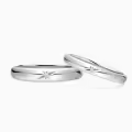 TOUPOP 10k/14k/18k Gold & Sterling Silver Moissanite Couples Rings Set-0-1