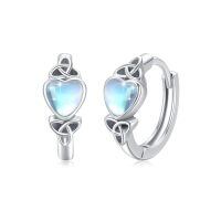 wholesale 925 Sterling Silver Heart Charm Bracelet With Celtic Knot Design-0964