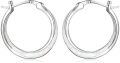 wholesale 925 Sterling Silver White Opal CZ Small Round Hoop Earrings for Women-0-0