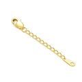 wholesale 10k Gold Extension Chain With Lobster Clasps For Jewelry Making-0-12