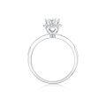 TOUPOP 18k White Gold Plated Moissanite Personalized Promise Rings For Women-0-2