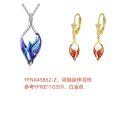 wholesale 925 Sterling Silver Purple Blue Dragon Head Drop Earrings Gift for Women-0-7