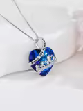 TOUPOP Sterling Silver Jewelry Elephant Mama 3 Calfs Necklace Gifts For Women-0-2