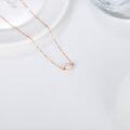 wholesale 14K Gold Chain with Freshwater Pearl Pendant (8mm) - Elegant Minimalist Design-0-14