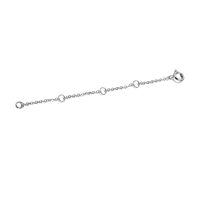 wholesale 925 Sterling Silver Plated 14k Yellow Gold 2 3 4 Necklace Chain Extender Dainty Strong Removable Jewelry Extension for Necklaces & Bracelets-White Gold 4.0 Inches