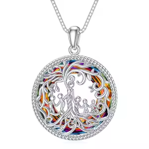 E-Mother and 5 Child-Volcano Crystal