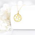 wholesale 14K Gold Soccer Ball Cross Pendant Necklace - Sports s for Women and Men-0-2