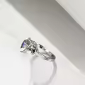 TOUPOP Sterling Silver Butterfly Ring For Women Jewelry Gifts-0-5