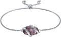 wholesale  Sterling Silver Gemstone Dainty Link Bracelet for Women -0-36