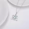 TOUPOP Sterling Silver Irish Celtic Knot Necklace Pendant Jewelry Gift-0-3
