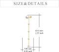 wholesale 14K Gold Freshwater Pearl Drop Dangle Earrings for Women Gift Ideas-0-3