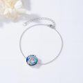 wholesale TOUPOP Evil Eye/hamsa Hand Bracelet 925 Sterling Silver Tree Of Life Blue Crystal Bracelet Protection Jewelry Amulet Christmas Gifts For Women Her -0-3