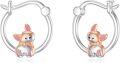 wholesale 925 Sterling Silver Cartoon Bunny Hoop Earrings Gift for Women-0-0