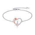 TOUPOP Sterling Silver Cute Animal Bracelet Women's Jewelry Christmas Gift-0-0