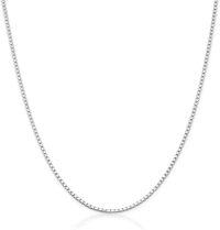 wholesale 925 Sterling Silver Box Chain Twisted Cable Bracelet for Men/Women 3MM-22 Inch Box Chain