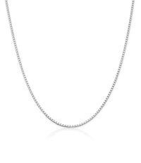 wholesale 925 Sterling Silver Box Chain Twisted Cable Bracelet for Men/Women 3MM-22 Inch Box Chain