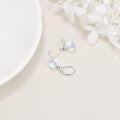 wholesale 925 Sterling Silver Fake Moonstone Earrings, Hypoallergenic, Gift for All Occasions-0-3
