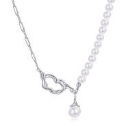 wholesale 925 Sterling Silver Dangle Necklace-Pearl-1