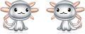 wholesale 925 Sterling Silver Axolotl Stud Earrings - Cute Cartoon Fish  for Women Girls-0-0
