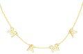 wholesale 14K Gold Mama Initials Pendant Chain Necklace for Women - Personalized s-0-0