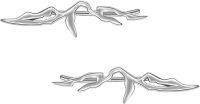 wholesale 925 Sterling Silver Mountain Shape Stud Earrings for Women-Mountain