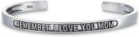 wholesale Sterling Silver Poiuy Inspirational Strength Mantra Cuff Bracelet Set-for mom-2