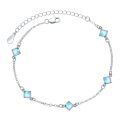 wholesale 925 Sterling Silver Rainbow Moonstone Bracelet Wholesale With Clasp-0-0