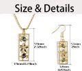 wholesale Gold-Plated Abalone Shell Turtle Pendant & Drop Earring Set - Ocean Inspired Jewellery-0-1
