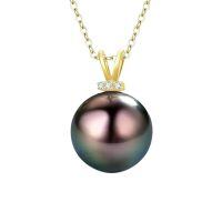 TOUPOP 14k Yellow Gold Natural Pearl Necklace For Women-undefined