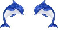 wholesale 925 Sterling Silver Dolphin Ocean Theme Stud Earrings Beach  for Her-Dolphin